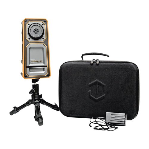 LONGSHOT Marksman 300-Yard Target Camera är en trådlös, batteridriven kamera som ger HD-videovisning av skott på upp till 300 yards utan Wi-Fi.