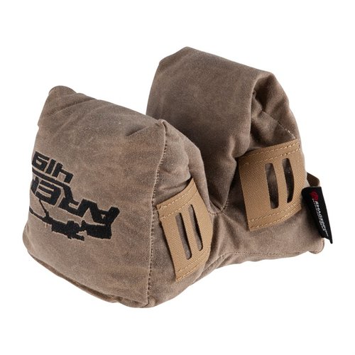 RailChanger Pint Sized Game Changer erbjuder flexibilitet med sina specialsydda ärmar för stöd, tillverkad av Tan Waxed Canvas med standardfyllning på 5 pounds.