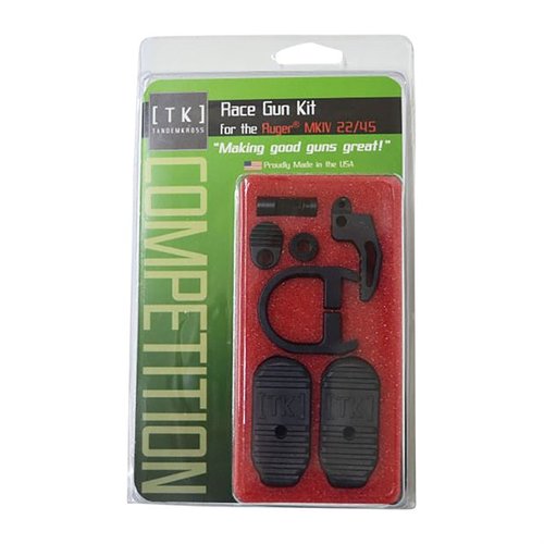 Uppgradera din Ruger® MKIV™ 22/45™ med "Race Gun" Kit för förbättrad avtryck, enklare magasinbyten och ökad pålitlighet i skytte.