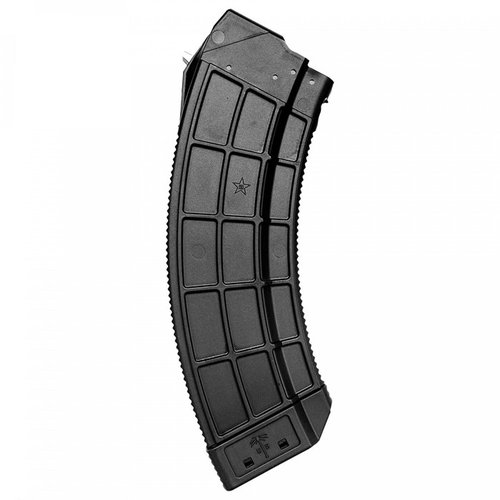 US PALM AK 30-runds magasin erbjuder en hållbar design med lågfriktions polymerföljeslagare och rostfritt stål latch cage för pålitlig laddning och grepp.