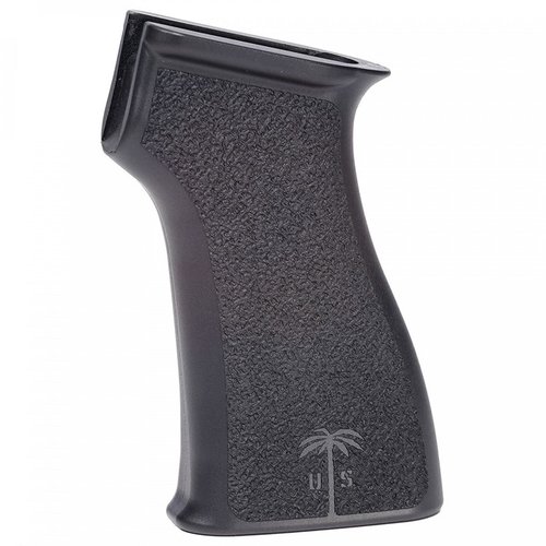 US PALM AK Pistol Grip erbjuder ergonomisk design för bättre kontroll, aggressiv stippling för ett fast grepp och passar flera AK-modeller. Nästan oförstörbar och ambidextrous.