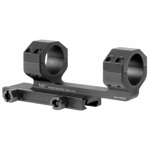 AR-15 G2 30MM Scope Mount erbjuder 20MOA höjdjustering, robust konstruktion och perfekt ögonavstånd för AR-vapen, med plats för 50mm objektiv.