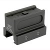 Lättviktig och extremt stark MI-T1/T2 red dot optic mount i aluminium, designad för militär och polis, med livstidsgaranti och enkel installation.