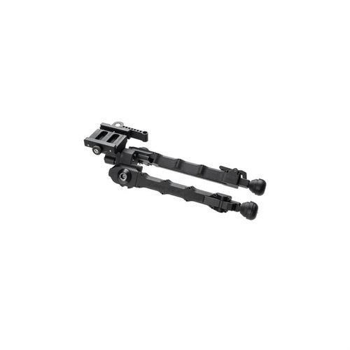 Accu-Tac SR-5 G2 Bipod erbjuder stabilitet och justerbarhet med 5 höjder, snabb avtagning, och låsbar kantning för precision i skytte.