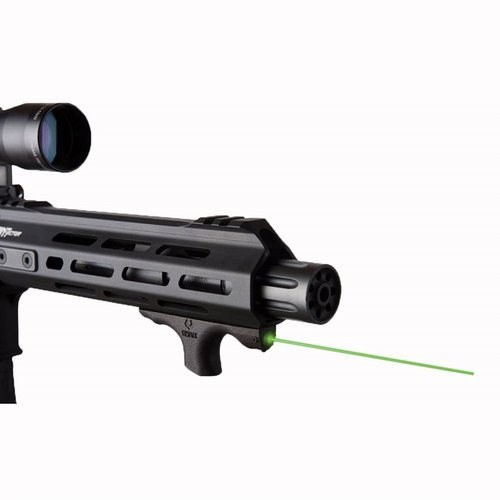 HS1 HAND STOP LASER är den första handstoppen med integrerad laser för AR-vapen, med justerbar vind och höjd, M-Lok montering och dubbla tryckknappar.