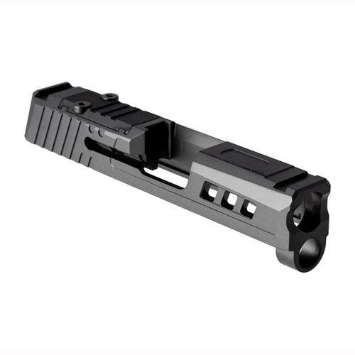 True Precisions Axiom Sig P365 slide är tillverkad i USA av 17-4ph Certified Stainless Steel, med plats för Shield RMSc och en unik design.