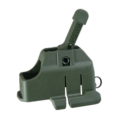 Den tuffa och lätta AR-15/M16 MAG LOADER gör magasinladdning snabb och enkel, skyddar fingrar och förlänger livslängden på magasinen.