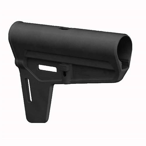 Magpul BSL Arm Brace förbättrar enhandsskjutning av stora pistoler med justerbar LOP, robust konstruktion och ambidextrösa slingfästen för ökad stabilitet.