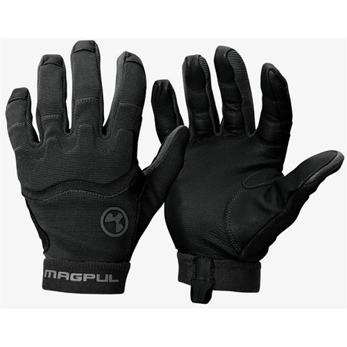 Magpul Patrol Gloves 2.0 erbjuder överlägsen komfort och skydd med getskinnshandflata, flexibel knö skydd och touchscreen-funktionalitet.
