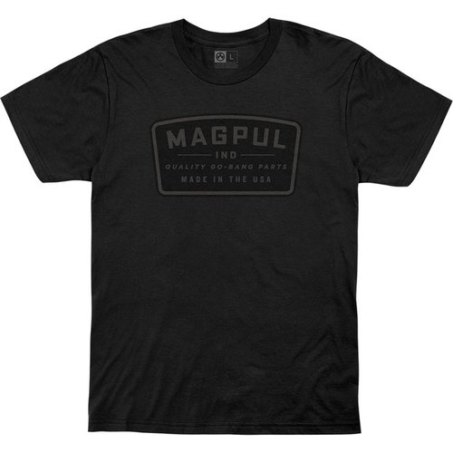 Magpul GO BANG T-shirt i 100% bomull erbjuder komfort med tag-less etikett, hållbar sömnad och klassisk design för att visa din passion för skjutvapen.
