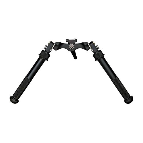 SUPER CAL bipoden erbjuder en stabil och låg tyngdpunkt med 45° benpositioner, icke-roterande ben och snabbbyte av fötter för optimal precision.