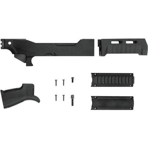 SB22 Takedown Kit är en lätt, modulär chassi för Ruger 10/22, med M1913-kompatibla tillbehör, inklusive Reptilia CQG Grip och M-Lok handguard.