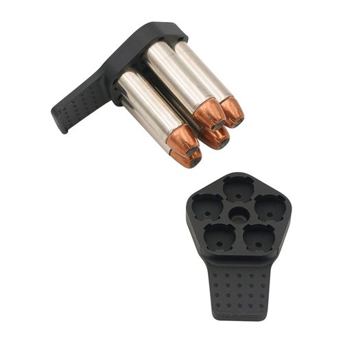 J-CLIP-R™ är designad för 5-skotts Ruger LCR och LCRx, tillverkad av hållbar polyuretan för både varma och kalla miljöer, perfekt passform med Ruger grepp.