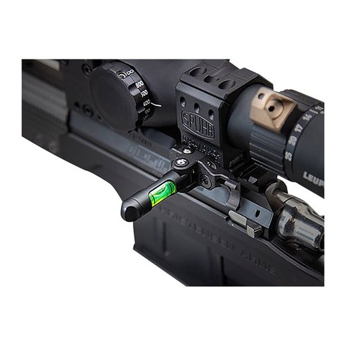 TANGO SM ACCU/LEVEL™ är en ultralätt, micro justerbar nivå med SPUHR® fäste, perfekt för att korrigera "cant error" och säkerställa precision vid skytte.