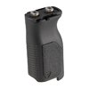 Strike Industries AR-15 Angled Grip erbjuder 86° greppvinkel, kabelhantering för ordning, och stabilitet med L-formad botten för effektivare skytte.