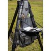 Armageddon Gear Tripod Caddy gör det enkelt att bära din skjututrustning med plats för Kestrel, data boards, och en vikbar arbetsyta för matchdata.