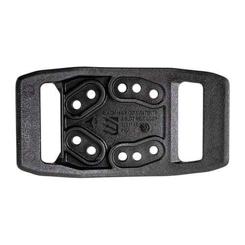 T-Series™ 2-Slot Belt Loop är perfekt för att passa alla Blackhawk injektionsformade hölster, vilket ger säker och enkel bärbarhet för dina skjutaccessoarer.
