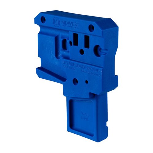 AR-15 Lower Receiver Block i högkvalitativ polymer, perfekt för montering, underhåll och installation av gasblock med flera kontaktpunkter för stabilitet.