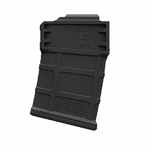 PMAG 10 5.56 AC är en pålitlig och hållbar polymermagasin med 10 skott, designad för AICS-chassin, med självsmörjande följare och lång livslängd.