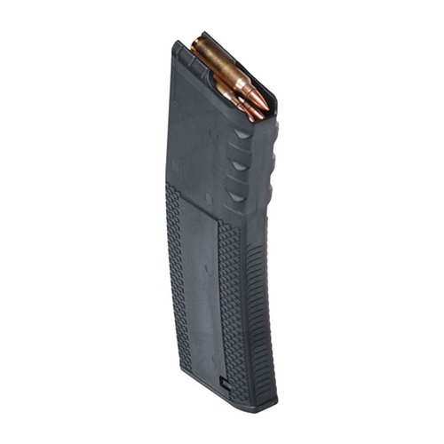 Troy BattleMag® är en pålitlig polymermagasin för M4, M16/AR15 och FN SCAR® med utmärkt grepp, förstärkta matningslipar och anti-tilt funktion.