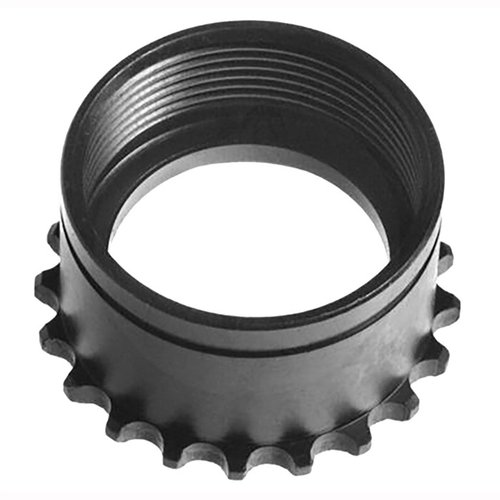 Troy Standard AR15 Barrel Nut är en robust och pålitlig lösning som överträffar vanliga barrel nuts, vilket ger ökad hållbarhet och prestanda.