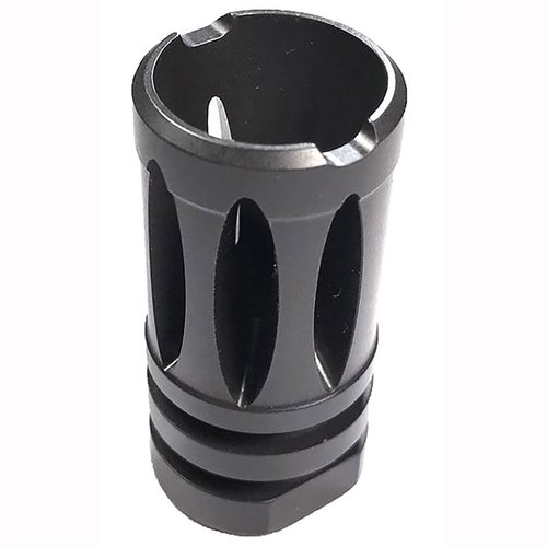 AR-15 STONER 63 LMG A2 Flash Hider erbjuder överlägsen kompensation av mynninghöjning och effektiv bländningsdämpning, med precisionstillverkad design i USA.