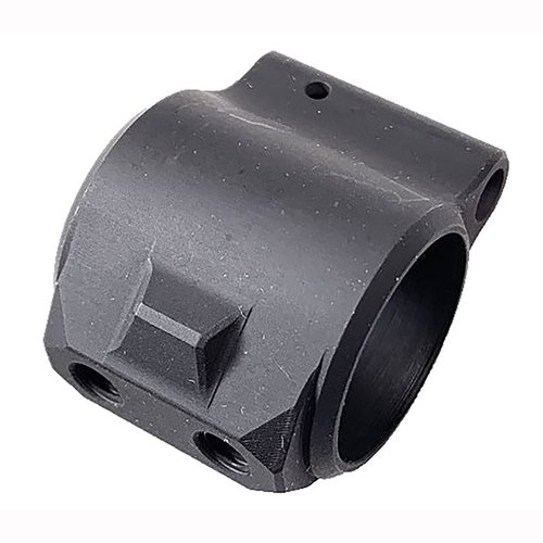 GBF är en robust 0.750 AR15/M16 gasblock med knurlade setskruvar, 3/32 punch åtkomstport och hög precision, designad för styrka och pålitlighet.
