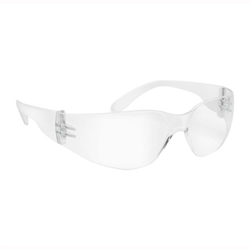 Wrap-around sport shooting glasses med polykarbonatlinser, 99% UV-skydd och fogfria design för maximalt skydd och komfort vid skytte.