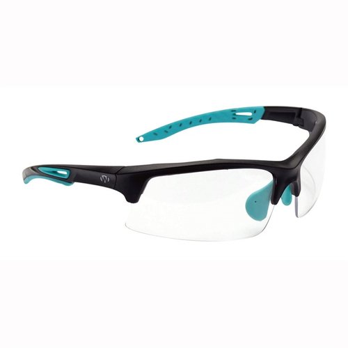 TEAL SHOOTING GLASSES har högkvalitativa polykarbonatlinsar som skyddar mot UV-strålar, förhindrar imma och erbjuder en bekväm, justerbar passform.