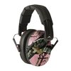 Walkers Pro Low-Profile Folding Muffs erbjuder 22 dB ljudreduktion, lättviktsdesign och kompakt förvaring, perfekt för skytte och backup.