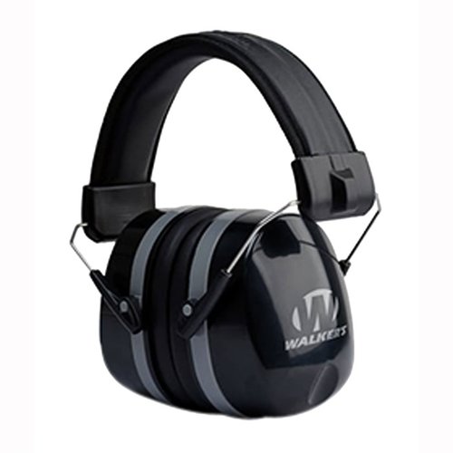 Upptäck Walker's premium passiva vikbara hörselskydd 🎧 med 32 dB NRR. Perfekt för skytte och komfort hela dagen!