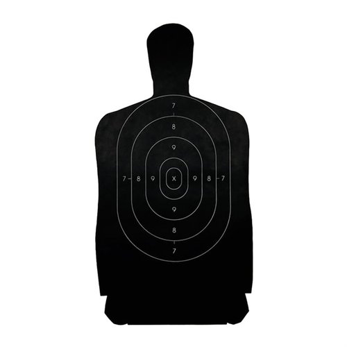 B27 POLICE SILHOUETTE PAPER TARGETS från CHAMPION TARGETS erbjuder högupplöst tryck, flera standardiserade LE-designs och förpackningar för avancerad träning.