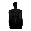 CHAMPION TARGETS B27CB POLICE SILHOUETTE CARDBOARD 24X45"  TARGETS 25PK