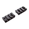 DURASIGHT SIGHTING SYSTEMS CASCADE 2-PIECE PICATINNY BASE 0 MOA BLACK
