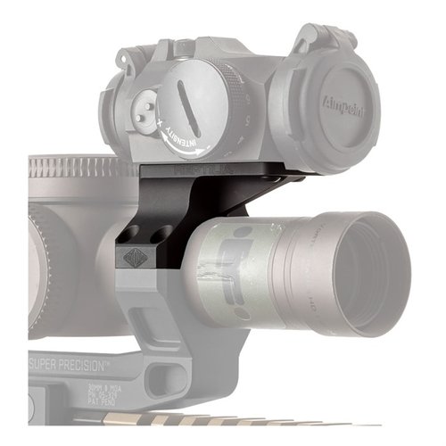 ROF-90 är en uppgradering för Geissele Super Precision 30mm fäste, med en 90º monteringspunkt för AIMPOINT Micro för snabb övergång till närstrid.