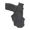 T-SERIES L2C-holstern erbjuder säkerhet med thumb-activated retention och Master Grip Principle för snabb dragning, samt hållbar polymer och ljuddämpande lining.