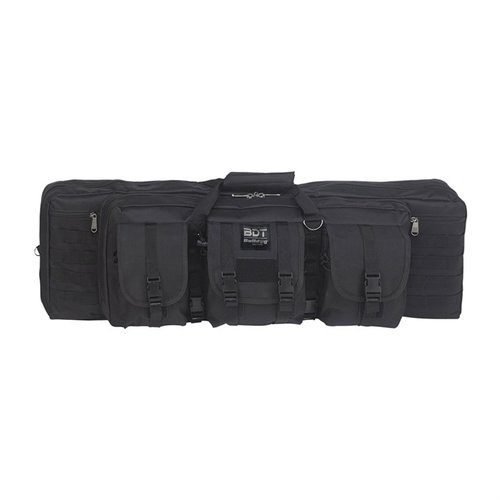 Upptäck BDT ELITE DOUBLE TACTICAL RIFLE BAG 🏹 med vadderad förvaring och låsbara fack. Perfekt för dina gevär och tillbehör. Hållbar och stilren!