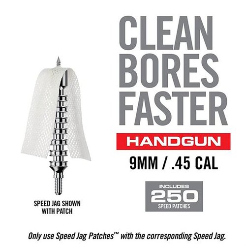 BORE-MAX Speed Jag Patches ger effektivare och snabbare rengöring av ditt vapen med överlägsen absorptionsförmåga och en skräddarsydd passform.