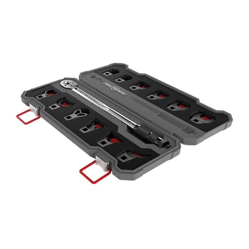 MASTER-FIT AR-15 CROWFOOT WRENCH SET erbjuder precision och styrka med sina titanförsedda verktyg, perfekta för MIL-SPEC och free-float barrel nuts.