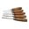 U.J. RAMELSON V&U CHISEL CARVING SET CHECKERING & RESORATION W/CASE 5PC