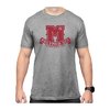 UNIVERSITY ATHLETIC T-SHIRT är tillverkad av 52% Combed ring-spun cotton och 48% Polyester, med en bekväm, tag-less etikett och hållbara sömmar.