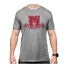 UNIVERSITY ATHLETIC T-SHIRT är tillverkad av 52% Combed ring-spun cotton och 48% Polyester, med en bekväm, tag-less etikett och hållbar sömnad.