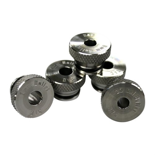 Modular Headspace Comparator Bullet Inserts ger exakta mätningar av kulor och laddad ammunition med en 3.0 graders "lead angle" för optimal precision.
