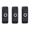 SLATE BLACK INDUSTRIES SLATE GRIP MINI PANELS 1-SLOT BLACK 3-PACK