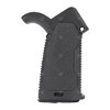 Strike Industries AR Multi-Angle Pistol Grip erbjuder justerbar vinkel från 10 till 35 grader för optimal ergonomi och hantering, med lagringsutrymme för verktyg.