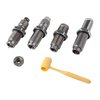 ULTIMATE 4-DIE SET för 308 Winchester erbjuder maximal mångsidighet med full längd-resizing, Collet Neck sizing, Easy Adjust Bullet Seating och Factory Crimp Die.
