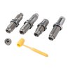 Detta 4-die set erbjuder maximal mångsidighet med en full length-resizing die, Collet Neck sizing die, och Easy Adjust Dead Length Bullet Seating Die för perfekt precision.