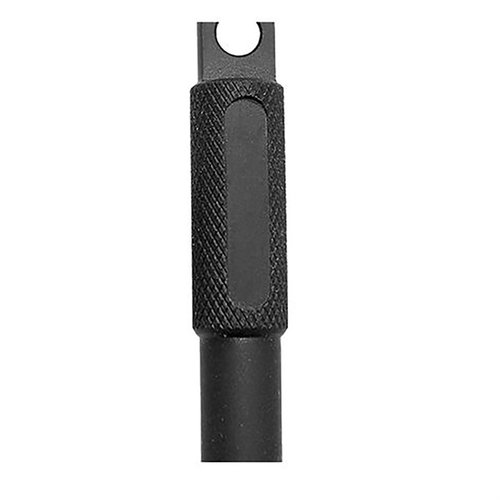 A2 Sight Adjustment Tool från SADLAK INDUSTRIES har en 4-prongig rund design med knurlad kropp och manganfosfat, perfekt för exakt justering av sikten.