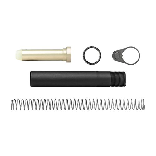 AR-15 Enhanced Pistol Buffer Kit erbjuder högkvalitativa mil-spec komponenter, inklusive en förstärkt 7075-T6 aluminium buffer tube, tillverkad i USA.