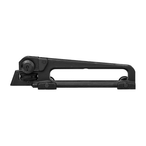 AR-15 A2 Detachable Carry Handle är tillverkad av 7075 T6 aluminium, anodiserad enligt Mil-Spec och har justerbar A2 siktsystem för vind och höjd.
